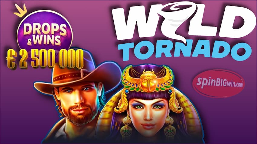 Huge Choice of Providers and Slots at Wild Tornado Casino are in this photo.