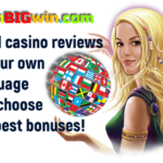 Read casino reviews in your own language and choose the best bonuses is in the photo.
