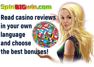 Read casino reviews in your own language and choose the best bonuses is in the photo.