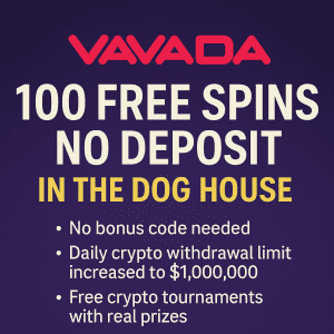Unlock 100 Free Spins at Vavada – Instant BTC Cash-Outs, No Code Needed Image showcasing Vavada online casino’s automatic 100 free-spin reward with fast USDT and BTC withdrawals.